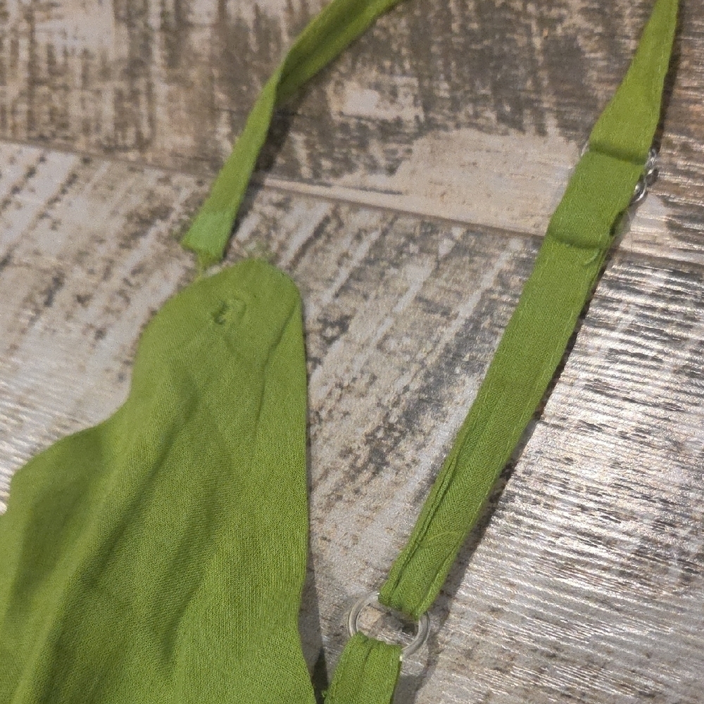 Green and Orange Tiered Maxi Sundress - Picture 8 of 13